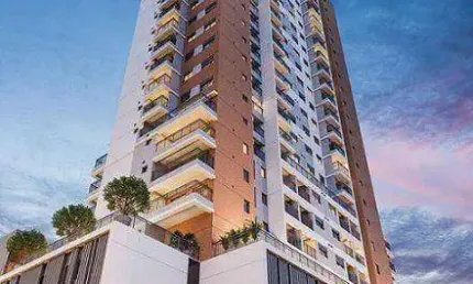 Apartamento2 Dormitórios (54,19m²),1 Suíte, Terraço, 1 Vaga. Próximo da estação Moema do metrô