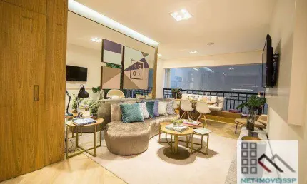 Apartamento 4 Dormitórios (128,80m²), 3 Suítes, 2 a 4 Vagas. Próximo dos Shoppings Jardim Sul e Morumbi Town