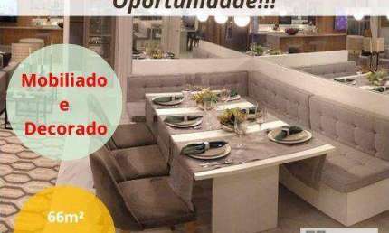 Apartamento 1 Dormitório (66m²), 1 Suíte, Mobiliado, 1 Vaga, Terraço. Próximo da estação Paraiso do metrô