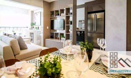 Apartamento 2 Dormitórios (58m²), 1 Suíte, Terraço, 2 Vagas. Próximo dos Shoppings Jardim Sul e Morumbi Town