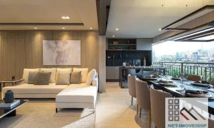 Apartamento 4 Dormitórios (156m²), 2 Suítes, Varanda gourmet, 2 Vagas. Próximo do Jockey Clube de São Paulo