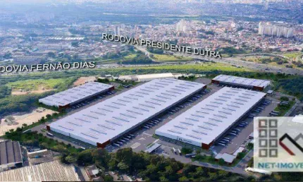 Galpão – centro logístico (12.731,51m²). localização estratégica das rodovias fernão dias com a presidente dutra