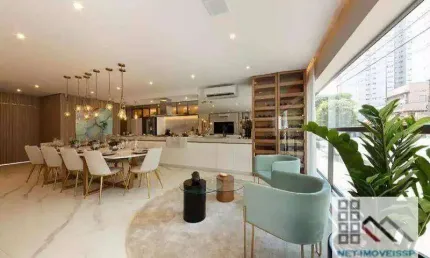 Apartamento garden 3 dormitórios (168m²), 3 suítes, varanda, 2 vagas. exclusivamente residencial no coração do ipiranga