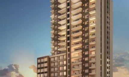 Apartamento 2 Dormitórios (76m³), 1 Suíte, Varanda, 1 Vaga. Próximo da estação Ana Rosa