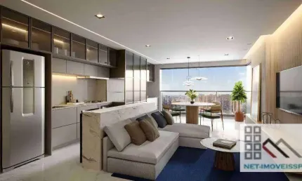APARTAMENTO 2 DORMITÓRIOS (77m²), 2 SUÍTES, TERRAÇO, 1 VAGA. ENTRE AS ESTAÇÕES BROOKLIN E CAMPO BELO