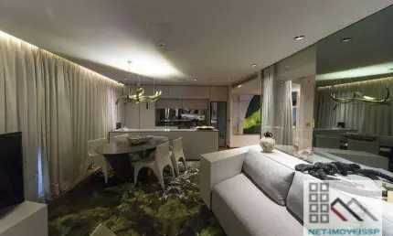 APARTAMENTO 1 DORMITÓRIO (53,75m²), 1 SUÍTE, VARANDA, 1 VAGA. PRÓXIMO DOS SHOPPINGS VILA OLÍMPIA E JK IGUATEMI