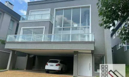 CASA EM CONDOMÍNIO 4 DORMS (430m²), 4 SUÍTES, VARANDA, 6 VAGAS. NO CONDOMÍNIO BURLE MARX