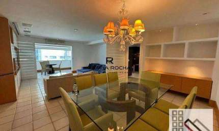 APARTAMENTO 4 DORMITÓRIOS (177m²), 2 SUÍTES, MOBILIADO, VARANDA, 3 VAGAS