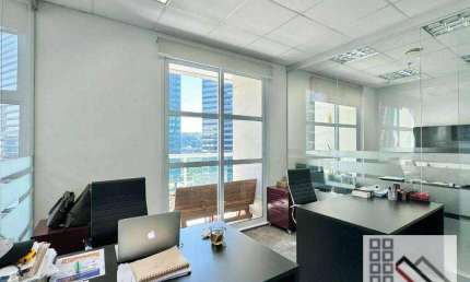 CONJUNTO COMERCIAL, COMPRA COM RENDA GARANTIDA (76m²), 2 BANHEIROS, TERRAÇO, 2 VAGAS. A 200 METROS DO SHOPPING MORUMBI