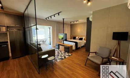 APARTAMENTO GARDEN 2 DORMITÓRIOS (77m²), 1 SUÍTE, VARANDA, MOBILIADO, 2 VAGAS. A 400 METROS DO SHOPPING MORUMBI