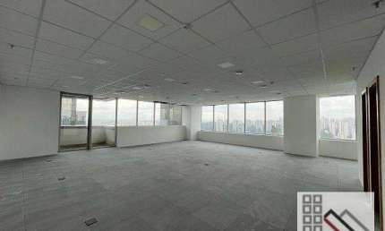 CONJUNTO COMERCIAL (130m²), 2 BANHEIROS, 4 VAGAS. TORRE ALPHA, MAIOR DESTAQUE PARA A SUA EMPRESA