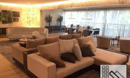 Apartamento 4 dormitórios (244m²), 4 suítes, varnda, 3 vagas. a 250 metros da estação aacd-servidor