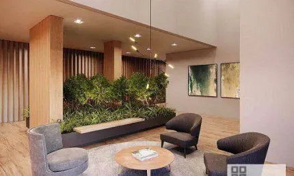 Apartamento 2 dormitórios (55,53m²), 1 suíte, 1 vaga, terraço. a 10 minutos do centro da lapa