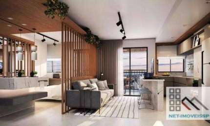 APARTAMENTO DUPLEX 1 DORMITÓRIO (74,34m²), 1 SUÍTE, TERRAÇO, 1 VAGA. PRÓXIMO DA ESTAÇÃO SUMARÉ DO METRÔ