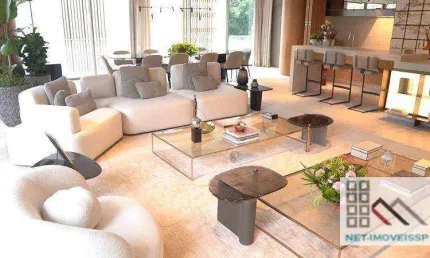 APARTAMENTO 4 DORMITÓRIOS (403,25m²), 4 SUÍTES, VARANDA, 4 VAGAS. LUXO E SOFISTICAÇÃO NO  MELHOR DO ITAIM BIBI
