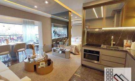 APARTAMENTO 1 DORMITÓRIO (45m²), 1 BANHEIRO, SACADA. A 2 MINUTOS DA ESTAÇAO MOEMA