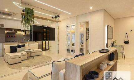 APARTAMENTO 2 DORMITÓRIOS (53,7m²), 2 SUÍTES, SACADA, 1 VAGA. A 3 MINUTOS DO TERMINAL BARRA FUNDA