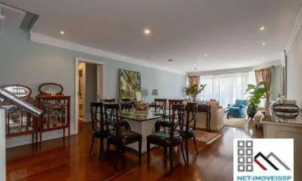 APARTAMENTO DUPLEX 5 DORMITÓRIOS (288m³), 3 SUÍTES, SACADA, 4 VAGAS. A 200 METROS DO SHOPPING IBIRAPUERA