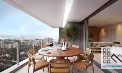 APARTAMENTO 4 DORMS (158m²), 2 SUITES, 3 VAGAS, TERRAÇO GOURMET. PRÓXIMO AO SHOPPING MORUMBI