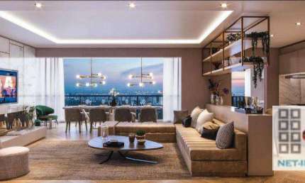 Apartamento 3 Dormitórios (125m²), 3 Suítes, Varanda Gourmet, 2 Vagas. Próximo da Estação Brooklin do metrô