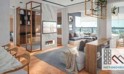 APTO 2 DORMITÓRIOS (65m²), 1 SUITE, VARANDA GOURMET, 1 VAGA. PRÓXIMO DA ESTAÇÃO BROOKLIN DO METRÔ