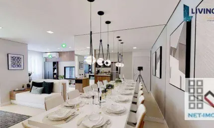 Apto 3 dorms (76m²), 1 suite, 2 vagas, terraço gourmet. a 200 metros da estação giovanni gronchi