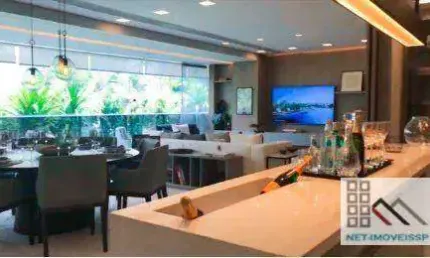 Apartamento 4 dorms (225m²), 4 suites, 4 vagas, terraço gourmet. próximo da estação campo belo