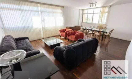 Apartamento 3 Dormitórios (185m²), 1 Suíte, 2 Vagas. Linda vista panorâmica para o vale do Pacaembu