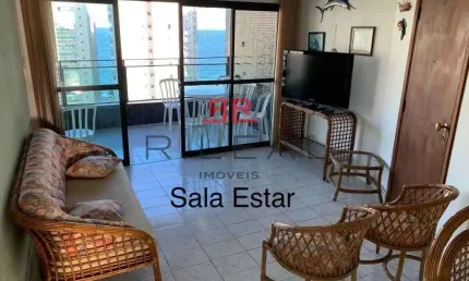 APARTAMENTO NO GUARUJA -  VISTA PARA O MAR -  100M DA PRAIA - ANDAR ALTO - 107 M2