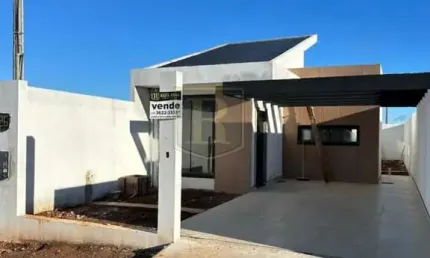 Casa para venda em guarapuava, bairru das cerejeiras, 3 dormitórios, 1 suíte, 1 banheiro, 1 vaga
