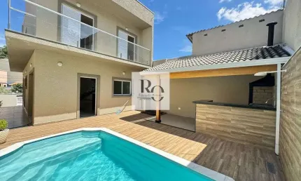 Casa nova excelente acabamento com 3 dormitórios (1 suíte e closet) com 150 ac