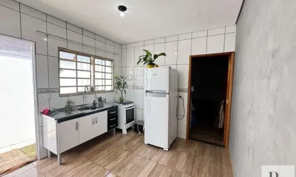 Casa com 1 dormitório com salão, banheiro e cozinha jardim maristela ii -atibaia