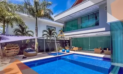 Triplex espetacular no condomínio del lago | 750 m² | 6 quartos