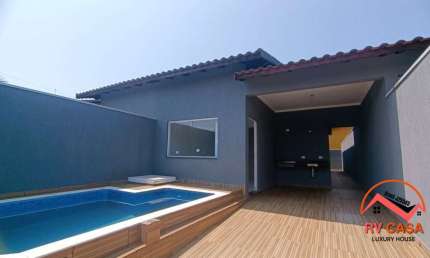 Casa  Alto Padrão com Piscina100 metro a praia - Itanhaém-SP