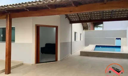 Casa Pé na Areia com Piscina à venda - Cibratel II, Itanhaém