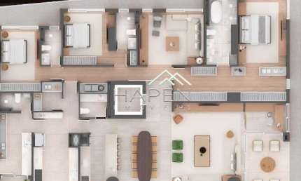 Apartamento com 3 quartos à venda na Rua Deputado Heitor Alencar Furtado, --, Ecoville, Curitiba por R$ 4.691.575