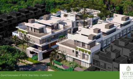 Casa em condomínio fechado com 3 quartos à venda na Rua Brigadeiro Arthur Carlos Peralta, --, Boa Vista, Curitiba por R$ 1.990.000
