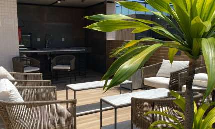 Flat mobiliado no Cabo Branco – ideal para investir ou morar com estrutura completa e a passos do mar