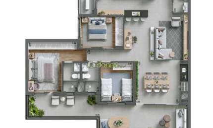 Apartamento com 2 quartos à venda na Avenida Claricinda Alves de Rezende, Jardim do Lago, Uberaba por R$ 1.150.000