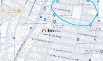 Terreno à venda na Rua Enoc de Melo Lima, Oneida Mendes, Uberaba