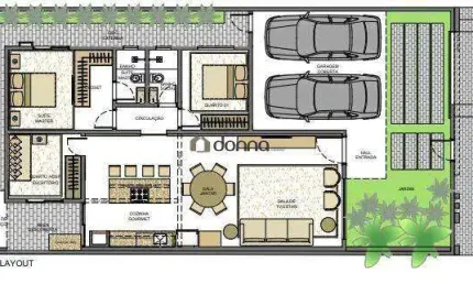 Casa à venda, 3 quartos, 1 suíte, 2 vagas, BeijaFlor - Uberaba/MG