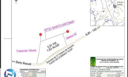 Terreno para Venda ou Locação em São José do Rio Preto-SP - 39.000m² no Bairro Loteamento Auferville