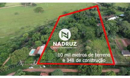 Chácara à venda em São José do Rio Preto-SP, Chácara Recreio Nossa Senhora do Líbano: 3 quartos, 1 suíte, 3 salas, 2 banheiros, 4 vagas, 348,42 m².