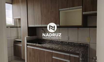 Apartamento para locação em condomínio no Higienópolis, São José do Rio Preto-SP: 2 quartos, 1 sala, 1 banheiro, 1 vaga, 70m².