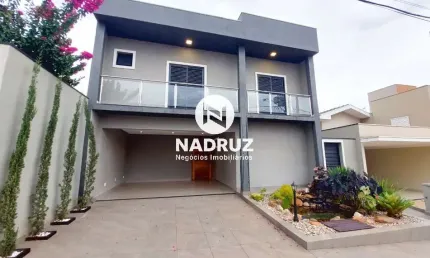 Casa em Condomínio de Luxo em São José do Rio Preto-SP: 3 Quartos, 3 Suítes, 275m² de Área Privativa