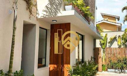 Residencial CASA DEL MAR a Venda, 2 Casas a 300m da Praia de JUQUEHY, 4 suítes com varandas - SP