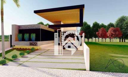 Casa com 3 dormitórios -177m2 Térrea - Condomínio Santa Mônica - Caçapava/SP