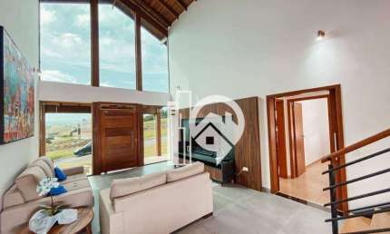 Exuberante Sobrado  com 5 dormitórios à venda, 600 m² por  - Cond. Village Paraibuna - Paraibuna/SP