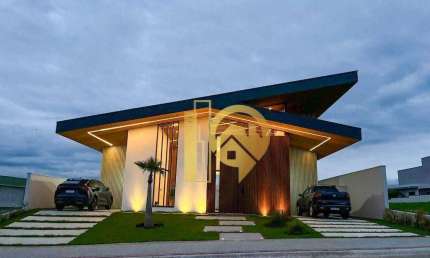 Casa com 4 dormitórios à venda, 288 m²  no  Residencial Ecopark Bourbon - Caçapava/SP