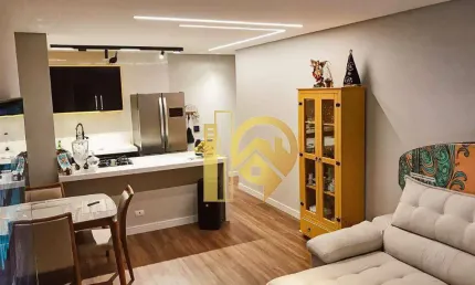 Apartamento com 3 dormitórios à venda, 83 m²- Rio Abaixo - Jacareí/SP